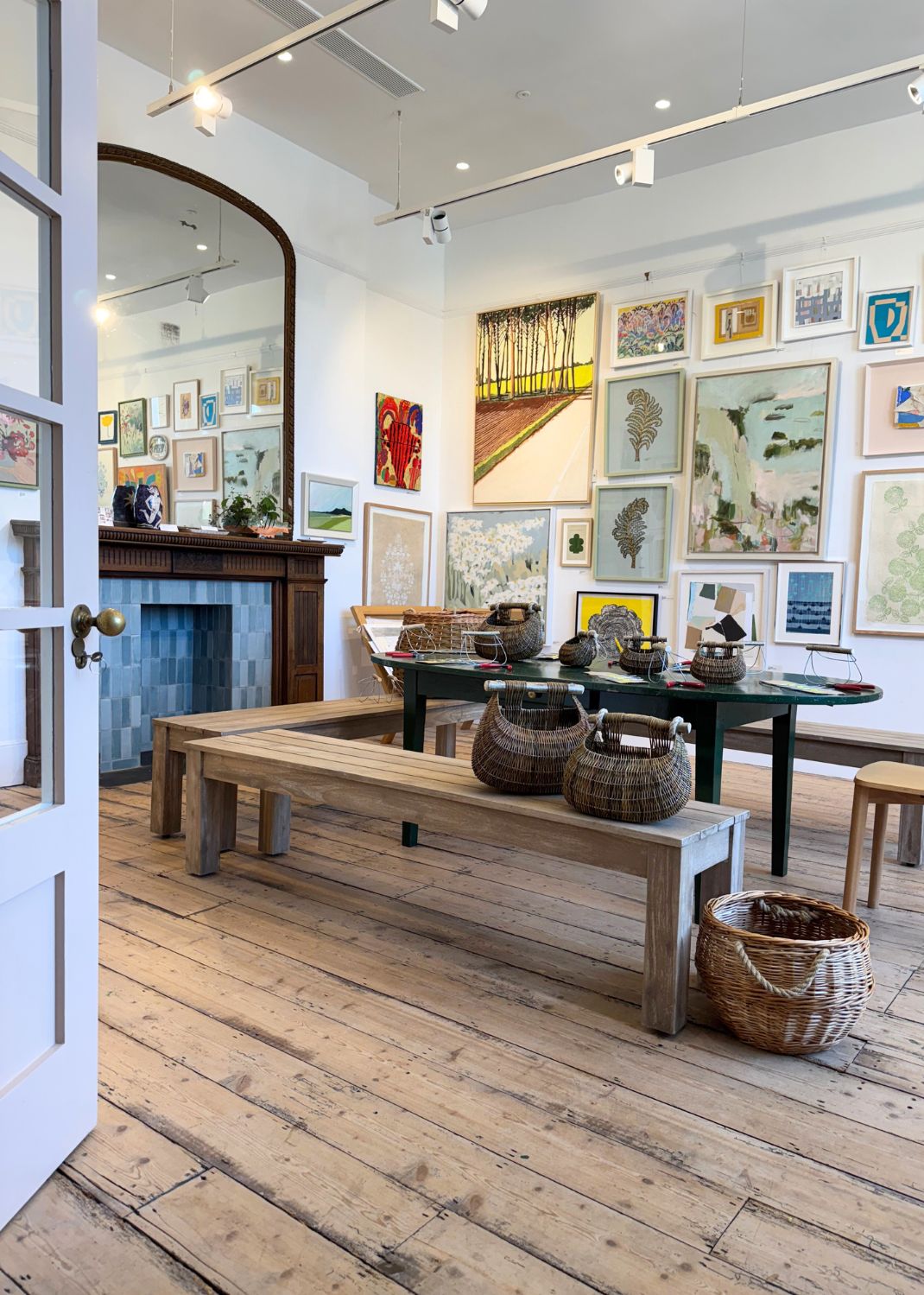 Mini Guernsey basket making workshop, at Meadow Stockbridge
