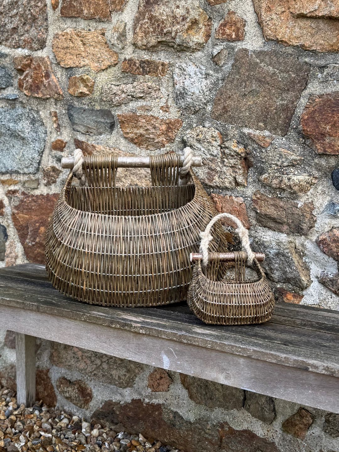Mini Guernsey basket making workshop, at Meadow Stockbridge